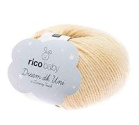 Pelote de laine 'Rico Design - Rico Baby' Dream dk Uni Crème 50g 115m