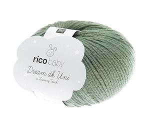 Pelote de laine 'Rico Design - Rico Baby' Dream dk Uni Lierre 50g 115m