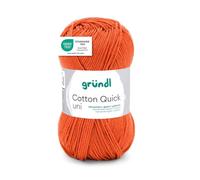 Pelote de laine - Rouille - 176 - 100% coton - 3/4 mm - Gründl - Cotton Quick Uni