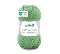 Pelote de laine - Sauge - 165 - 100% coton - 3/4 mm - Gründl - Cotton Quick Uni