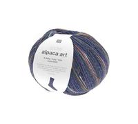 Pelote de Laine Socks Alpaca Art 4 fils - 100g - Rico Design : Chaussettes Douces et Confortables 04 Bleu marine - 04 Bleu marine 04 Bleu marine
