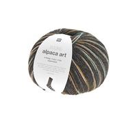 Pelote de Laine Socks Alpaca Art 4 fils - 100g - Rico Design : Chaussettes Douces et Confortables(...) - 06 Noir 06 Noir G