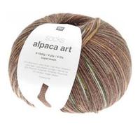 Pelote de Laine Socks Alpaca Art 4 fils - 100g - Rico Design : Chaussettes Douces et Confortables 07 Baie - 07 Baie 07 Baie