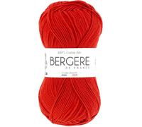 Pelote de laine - Vermeille - 100% coton bio - 3mm - Tricot et crochet - Bergère de France