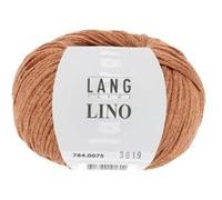 Pelote de lin à tricoter Lino - Lang Yarns(...) - 75 Orange 75 Orange G