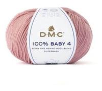 Pelote de mérino à tricoter 100% BABY 4 - DMC(...) - 105 Rose 105 Rose