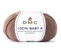 DMC Fil à tricoter et crocheter Baby 4 Mérino 100% 106 Marron