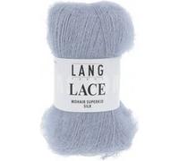 Pelote de Mohair et soie à tricoter LACE - 25 GR - Lang Yarns(...) - Bleu (133) Bleu (133) G