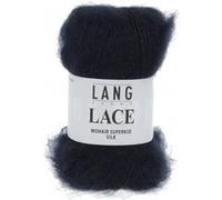 Pelote de Mohair et soie à tricoter LACE - 25 GR - Lang Yarns(...) - Bleu (25) Bleu (25) G