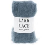 Pelote de Mohair et soie à tricoter LACE - 25 GR - Lang Yarns(...) - Bleu (33) Bleu (33) G