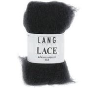 Pelote de Mohair et soie à tricoter LACE - 25 GR - Lang Yarns(...) - Noir (04) Noir (04) G