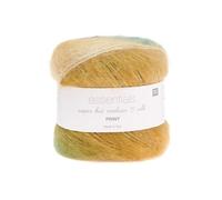 Rico Essentials Super Kid Mohair Loves Silk Print Couleur 14, fil mohair Soie dégradé de couleurs pour tricot et crochet, épaisseur des aiguilles 4,5 mm, 50 g env. 400 m