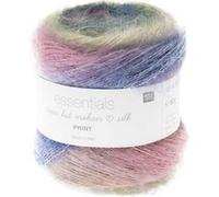 Laine SUPER KID MOHAIR LOVES SILK PRINT, Rico 008 Rétro