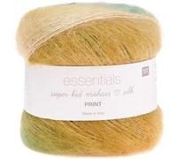 Pelote ESSENTIALS SUPER KID MOHAIR LOVES SILK PRINT 50 gr - Rico Design(...) - 14 Vert 14 Vert G