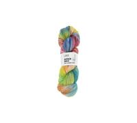 Pelote exceptionelle à tricoter Alpaca Soxx 4 Ply Hand Dyed - Lang Yarns(...) - 0002 Turquoise / jaune / rouge 0002 Turquoise / jaune / rouge