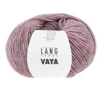50 g « Vaya » - Couleur 19 - Lilas mélangé - Fil aéré en coton, mérinos et yak