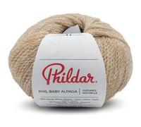 Pelote exceptionnelle en Alpaga à tricoter PHIL BABY ALPAGA - 25 gr - Phildar(...) - Praline Marron Praline Marron G