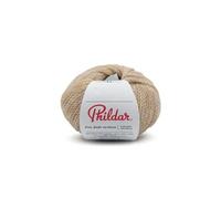 Phildar - Pelote de Laine Phil Baby Alpaga - Laine à Crocheter et à Tricoter - 5% POLYAMIDE,95% BABY ALPAGA - Aiguille n°4.5 - Couleur MARRON