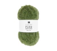 Pelote Exceptionnelle Luxury Pure Baby Alpaca - Rico Design - Le Fil 100 % Alpaga Bébé Pour Un Tricot Haut De Gamme. Color : 06 Olive