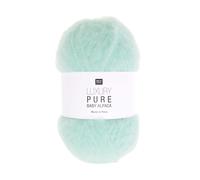 Pelote Exceptionnelle Luxury Pure Baby Alpaca - Rico Design - Le Fil 100 % Alpaga Bébé Pour Un Tricot Haut De Gamme. Color : 03 Menthe