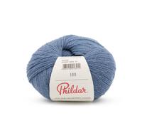 Pelote Exceptionnelle Phil Pure Cachemire À Tricoter - 25 Gr - Phildar. Color : Denim