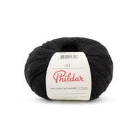 Pelote Exceptionnelle Phil Pure Cachemire À Tricoter - 25 Gr - Phildar. Color : Noir Noir