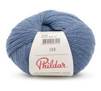 Pelote exceptionnelle Phil Pure Cachemire à tricoter - 25 GR -(...) - Denim