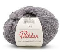 Pelote exceptionnelle Phil Pure Cachemire à tricoter - 25 GR - Phildar(...) - Gris chiné Gris chiné
