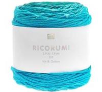 Pelote fil coton turquoise - ricorumi spin spin 50 g Bleu (009 - Turquoise) G