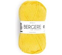 Pelote IDEALE 4 - Bergère de France(...) - JAUNE JAUNE