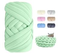 Pelote Laine Grosse Maille - 500g Longueur Environ 25m Grosse Laine à Tricoter à la Main, Grosse Pelote de Laine XXL Chunky Yarn DIY Douce et Moelleuse Laine Geante Pour Crochet,Couverture,Sac,Coussin