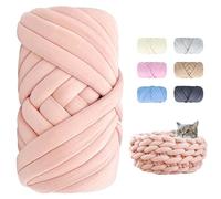 Pelote Laine Grosse Maille - 500g Longueur Environ 25m Grosse Laine à Tricoter à la Main, Grosse Pelote de Laine XXL Chunky Yarn DIY Douce et Moelleuse Laine Geante Pour Crochet,Couverture,Sac,Coussin