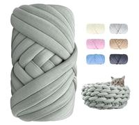Pelote Laine Grosse Maille - 500g Longueur Environ 25m Grosse Laine à Tricoter à la Main, Grosse Pelote de Laine XXL Chunky Yarn DIY Douce et Moelleuse Laine Geante Pour Crochet,Couverture,Sac,Coussin