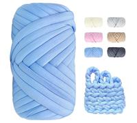 Pelote Laine Grosse Maille - 500g Longueur Environ 25m Grosse Laine à Tricoter à la Main, Grosse Pelote de Laine XXL Chunky Yarn DIY Douce et Moelleuse Laine Geante Pour Crochet,Couverture,Sac,Coussin