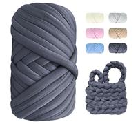 Pelote Laine Grosse Maille - 500g Longueur Environ 25m Grosse Laine à Tricoter à la Main, Grosse Pelote de Laine XXL Chunky Yarn DIY Douce et Moelleuse Laine Geante Pour Crochet,Couverture,Sac,Coussin