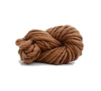 Pelote Laine Grosse Maille Fil itinérant en laine feutrée Super épaisse, fil épais bon marché, couverture à tricoter, fil rotatif, fournitures tricotées à la main(Red)