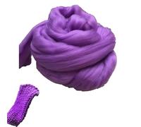 Pelote Laine Grosse Maille, Grosse Laine Pour Plaid, Grosse Laine À Tricoter À La Main, Diy Tricot À La Main En Laine Épaisse, Laine Volumineuse Pour Tricot À Bras (Violet, 1000g)