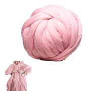 Pelote Laine Grosse Maille, Grosse Laine Pour Plaid, Grosse Laine À Tricoter À La Main, Diy Tricot À La Main En Laine Épaisse, Laine Volumineuse Pour Tricot À Bras (rose, 250g)