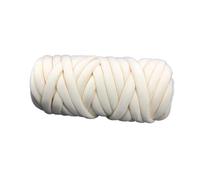 Pelote Laine Grosse Maille Tricot Bras, 1000g Tricot Super Chunky Couverture Vegan Braid Soft Bras Tapis Jetez des fils de couverture(Cream)