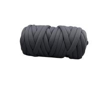 Pelote Laine Grosse Maille Tricot Bras, 1000g Tricot Super Chunky Couverture Vegan Braid Soft Bras Tapis Jetez des fils de couverture(Dark grey)