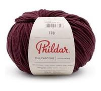 Pelote Phil Cabotine - Fil à tricoter d'été doux et légèrement blanchi - Phildar(...) - Prune Violet Prune Violet