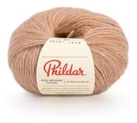 Phildar - Pelote de Laine Phil Mohair Coton - Laine à Tricoter - 40% COTON,60% KID MOHAIR - Aiguille n°5 - Couleur CAMEL