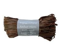 Pelote raphia naturel 50g, Chocolat - Chocolat