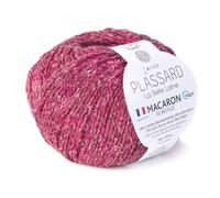 Pelote Recyclé Macaron Plassard Made In France Rose Col. 31