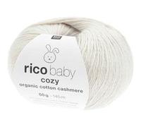Pelote Rico Baby Cozy Organic Cotton Cashmere - Douceur et Naturel pour Bébé(...) - 02 Ecru 02 Ecru G