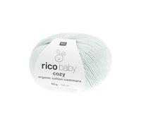 Pelote Rico Baby Cozy Organic Cotton Cashmere - Douceur et Naturel pour Bébé(...) - 07 Bleu clair 07 Bleu clair G