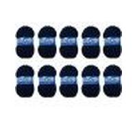 Pelotes 50 Gr. Azurite Bleu Marine X10 Bleu