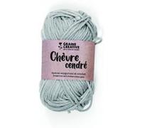 Graine créative – Pelotes de coton pour amigurumi – 24 couleurs – 420321 Chevre cendre