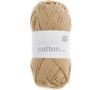 Pelotes de fil à tricoter CREATIVE COTTON ARAN de Rico Design - Laissez libre cours à votre créativité avec douceur et style !(...) - 84 Camel marron 84 Camel marron G