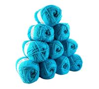 Pelotes de laine - Distrifil - Azurite 2635 - 100% Acrylique - Bleu turquoise - Lot de 10